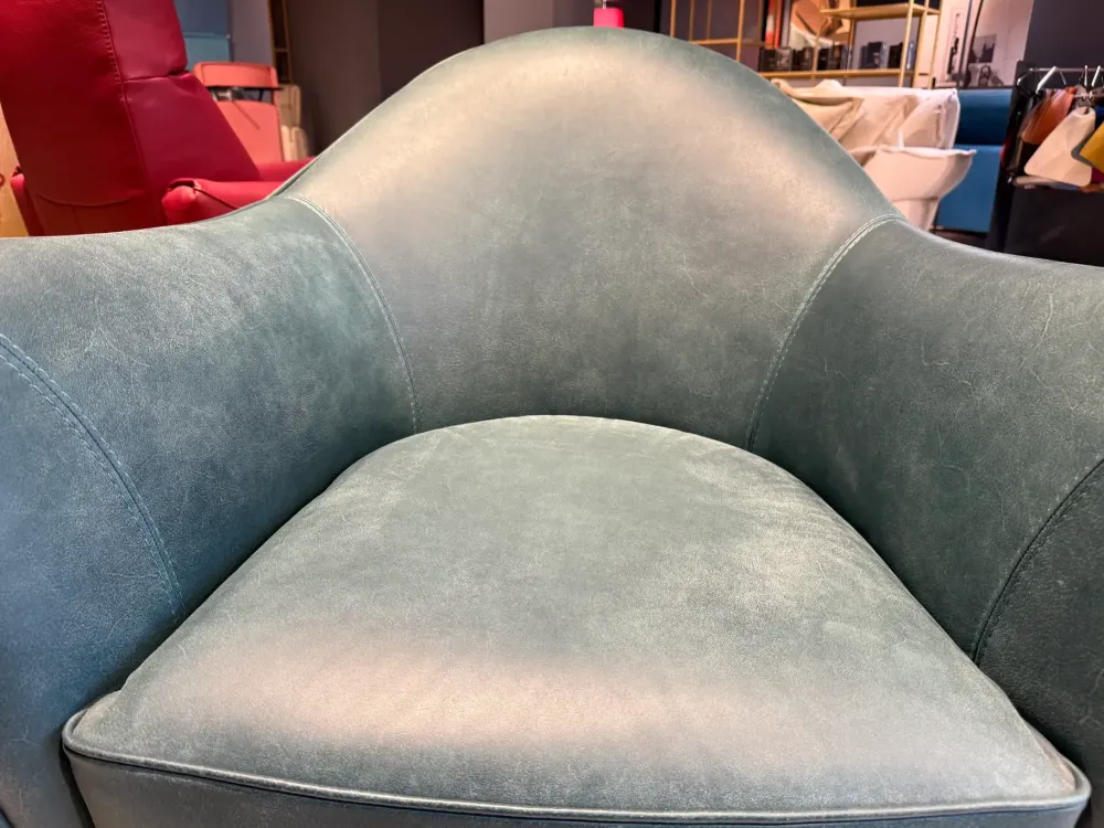 Egoitaliano Poltrona in Pelle Musetta in Offerta Outlet- Poltrone