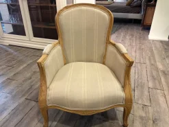 Poltrona in stile classica Luigi xv in Offerta Outlet^Dialma Brown Hot