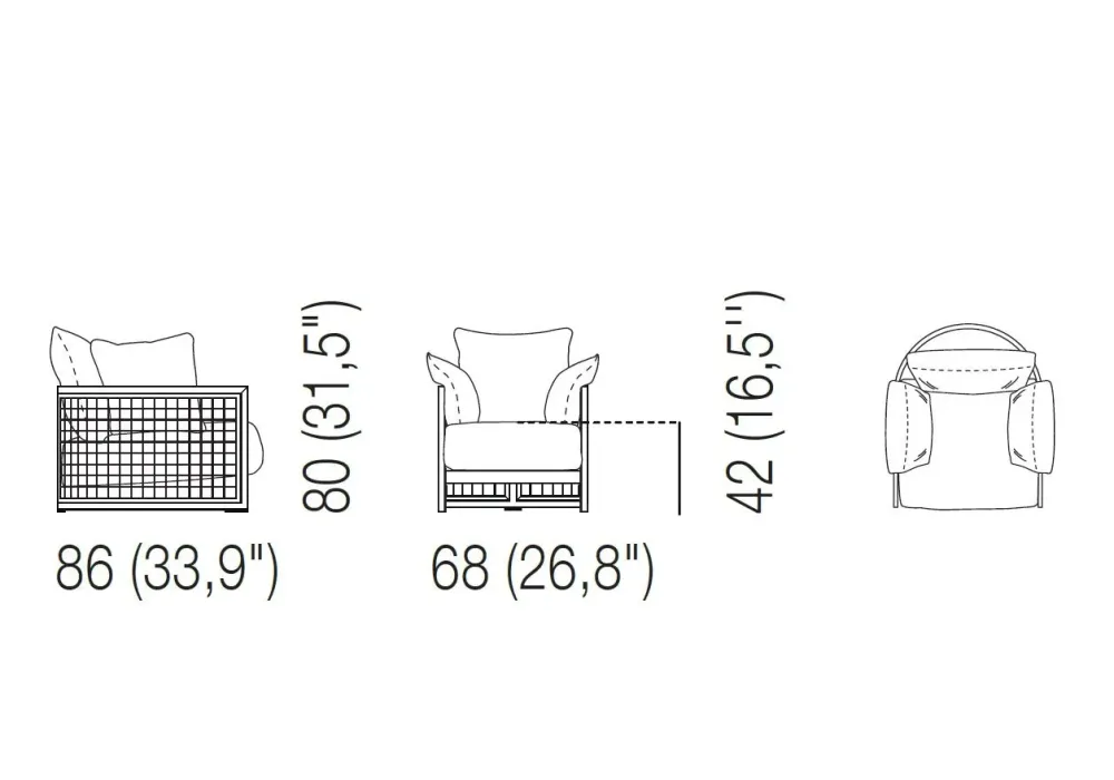 Poltrona in stile design Tiffany in Offerta Outlet^Artigianale Outlet