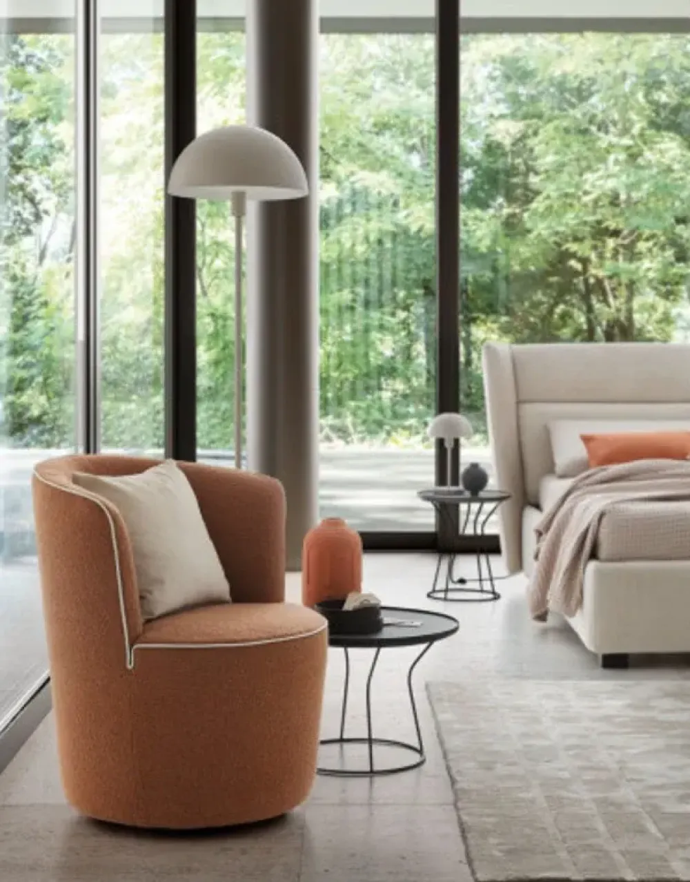 Poltrona in stile moderna Poltrona pouf in Offerta Outlet^Artigianale New