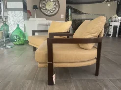 Poltrona in stile rustica Poltrone in pelle vintage in Offerta Outlet Poltrone