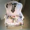 Online Poltrona in stile shabby shic Bergere ground in Offerta Outlet Poltrone