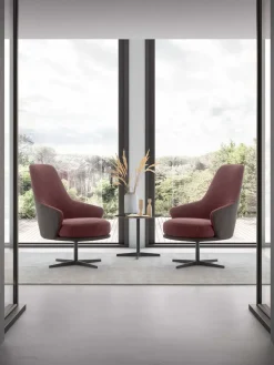 Le Comfort Poltrona in Tessuto Amy in Offerta Outlet- Poltrone