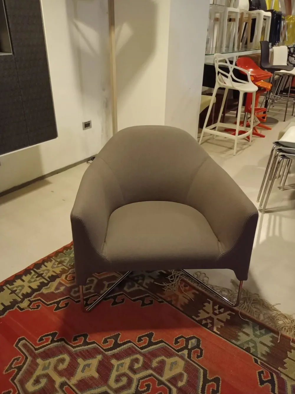 Hot Poltrona in Tessuto Bali in Offerta Outlet Poltrone