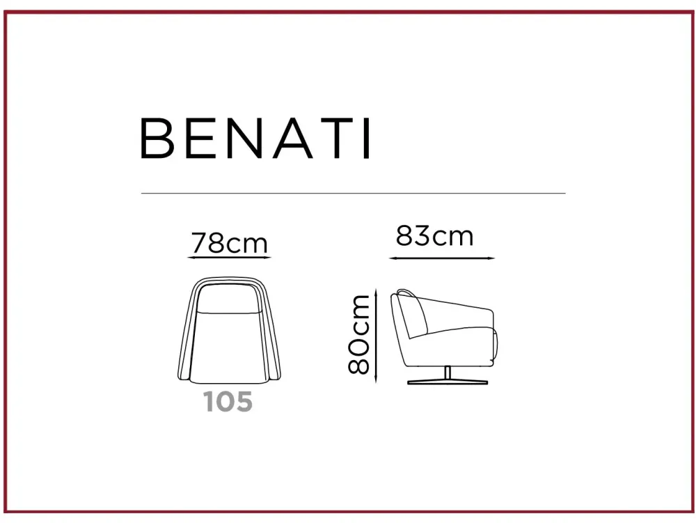 Poltrona in Tessuto Benati in Offerta Outlet^Franco Ferri Sale