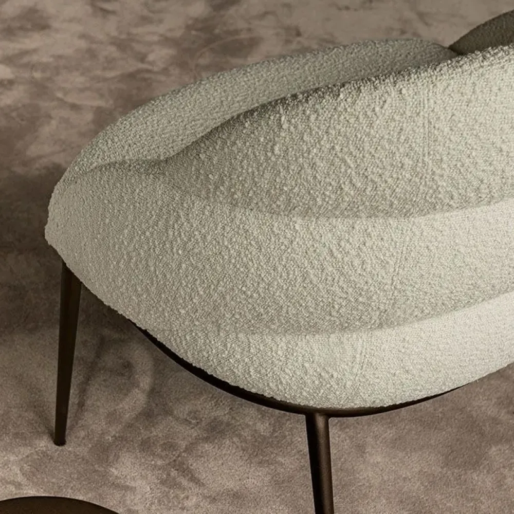 Cattelan Italia Poltrona in Tessuto Camilla lounge in Offerta Outlet- Poltrone