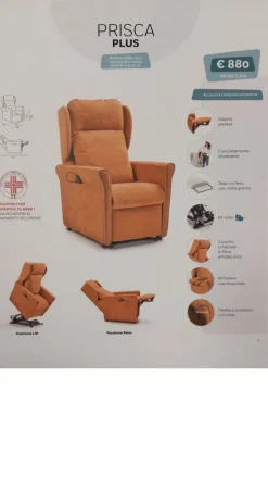 Poltrona in Tessuto Multipla a prezzo Outlet^Vitarelax Online