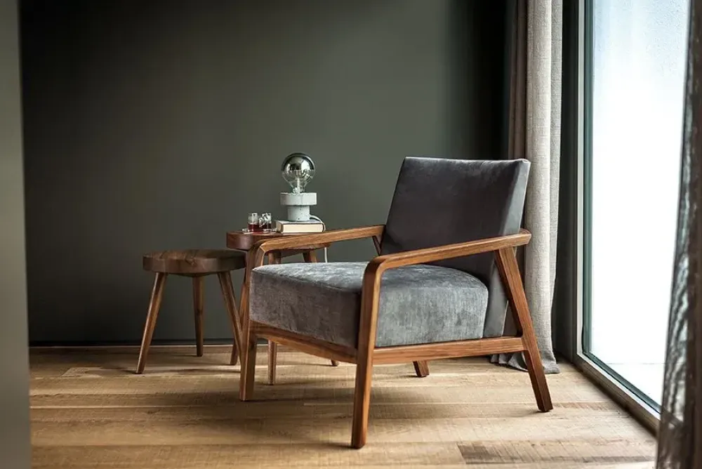 Riva 1920 Poltrona in Tessuto Noble' a prezzo Outlet- Poltrone