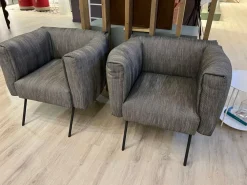 NovaMobili Poltrona in Tessuto Onni in Offerta Outlet- Poltrone