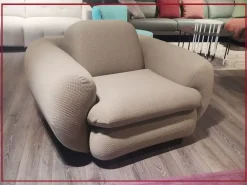 Dienne Salotti Poltrona in Tessuto Poltrona dienne curvi a prezzo Outlet- Poltrone