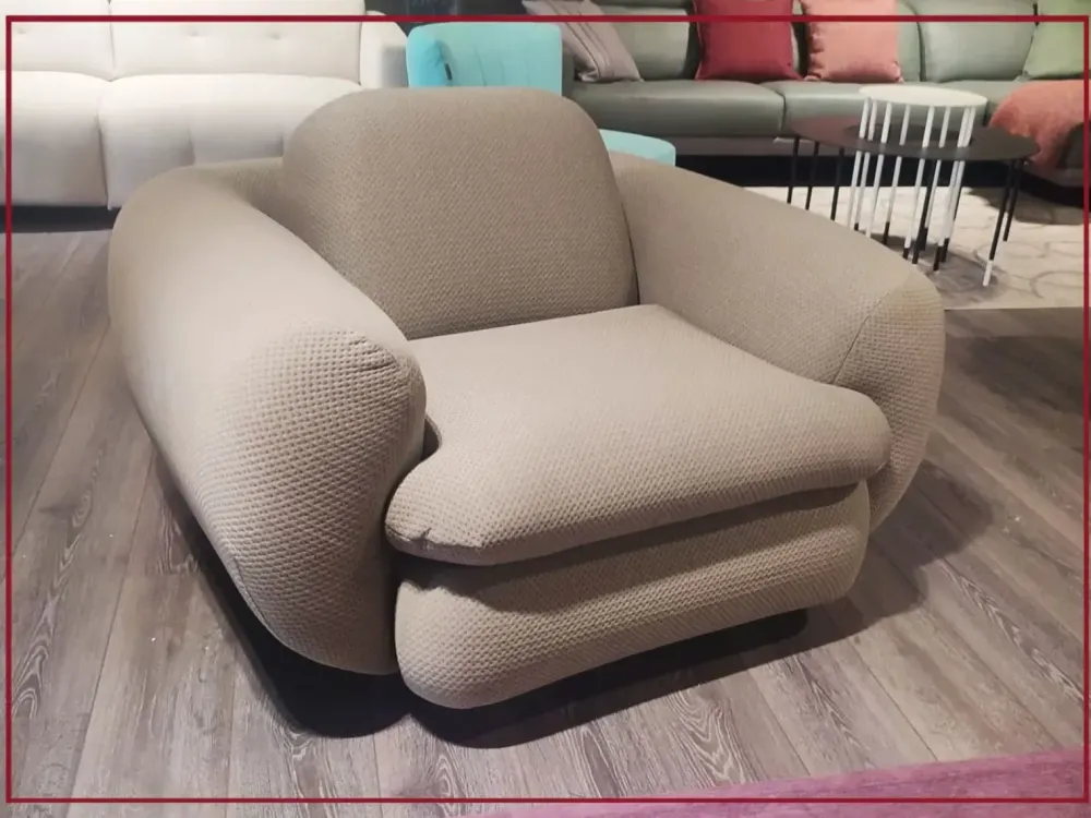 Dienne Salotti Poltrona in Tessuto Poltrona dienne curvi a prezzo Outlet- Poltrone