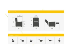 KSP Italia Poltrona K05-2 in Tessuto SCONTATA- Poltrone