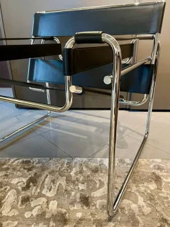 Poltrona wasilly in Pelle SCONTATA^Knoll Clearance