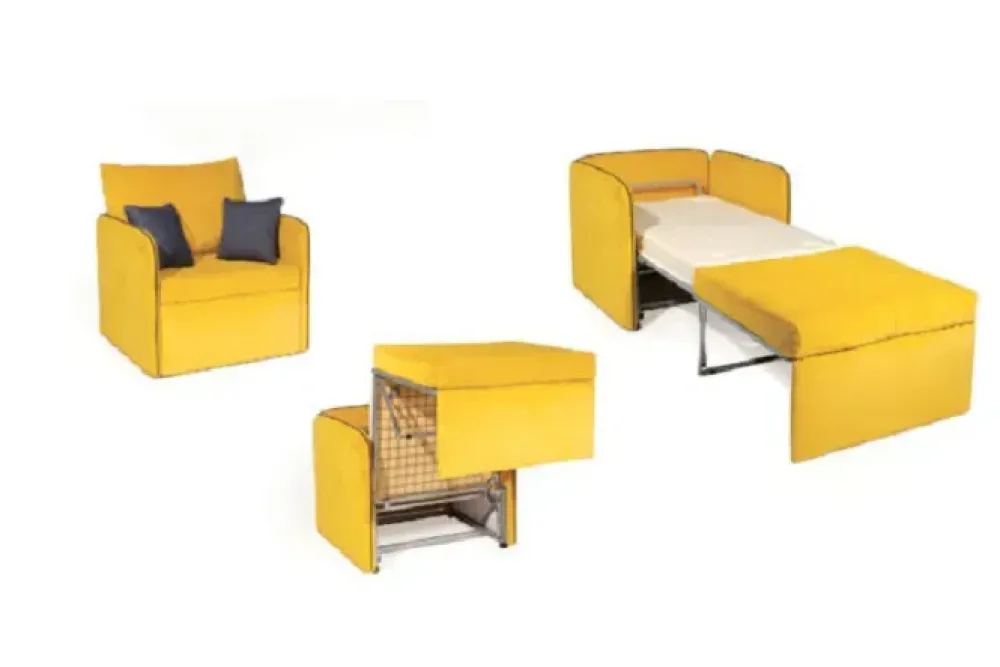 Poltrona letto con seduta fissa Poltrona letto rete singola compact in Offerta Outlet^Artigianale Best