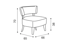 Twils Poltrona modello Kondi mini con forte sconto- Poltrone
