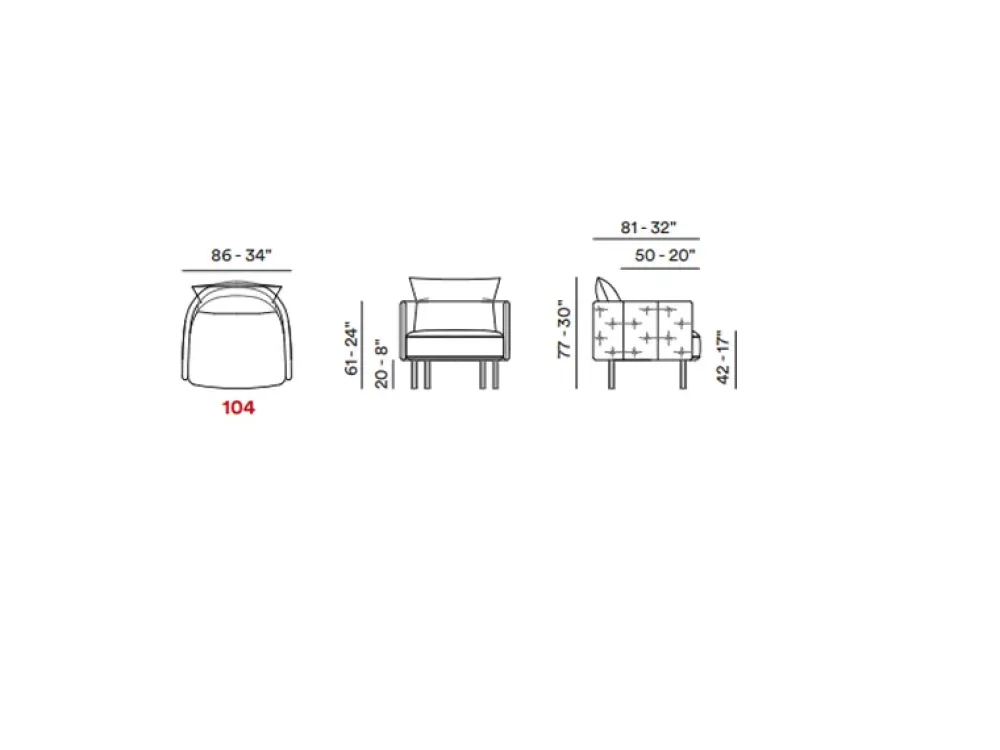 Clearance Poltrona modello Muzzle ad un prezzo imperdibile Poltrone