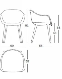 Poltrona modello Poltroncina cyborg lady azzurra ad un prezzo vantaggioso Poltrone