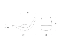 Tonin Casa Poltrona modello Ricciolo ad un prezzo conveniente- Poltrone