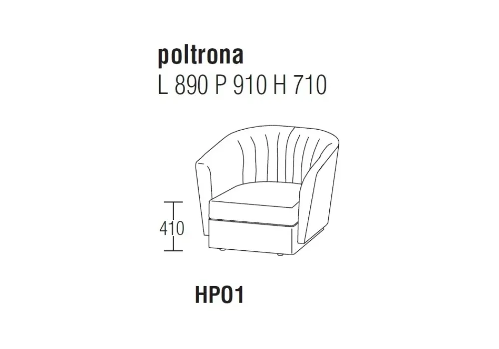 Molteni & C Poltrona modello Holborn in promozione- Sedie