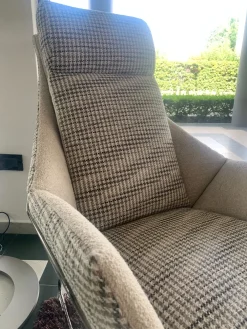 Outlet Poltrona New york bergère in Tessuto SCONTATA Poltrone