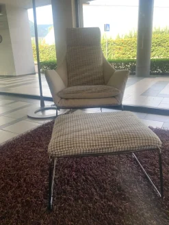 Outlet Poltrona New york bergère in Tessuto SCONTATA Poltrone