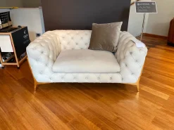 Online Poltrona pelle in misto piuma   in Offerta Outlet Poltrone