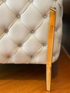 Online Poltrona pelle in misto piuma   in Offerta Outlet Poltrone