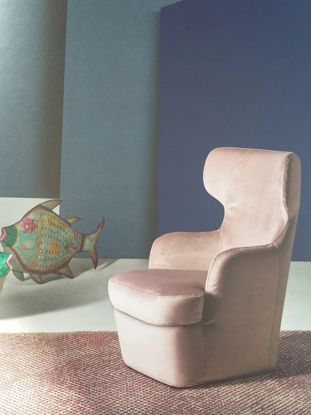 Poltrona Pink in Tessuto SCONTATA^Artigianale Sale