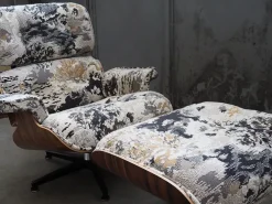 Poltrona Poltrona girvole modello eames   in Pelle SCONTATA Poltrone