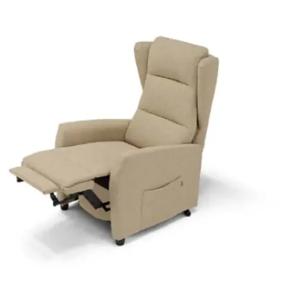 Collezione esclusiva Poltrona relax Con movimento relax Velvet Mottes selection in Offerta Outlet- Poltrone Relax