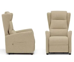 Collezione esclusiva Poltrona relax Con movimento relax Velvet Mottes selection in Offerta Outlet- Poltrone Relax