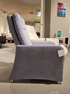 Hot Poltrona relax in Microfibra Helena scontata Poltrone Relax