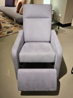 Hot Poltrona relax in Microfibra Helena scontata Poltrone Relax
