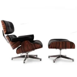 Outlet Poltrona relax in Pelle James lounge chair con ottoman in Offerta Outlet Poltrone Relax