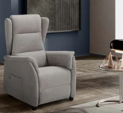 Discount Poltrona relax in Tessuto Denim Mottes selection in Offerta Outlet Poltrone Relax