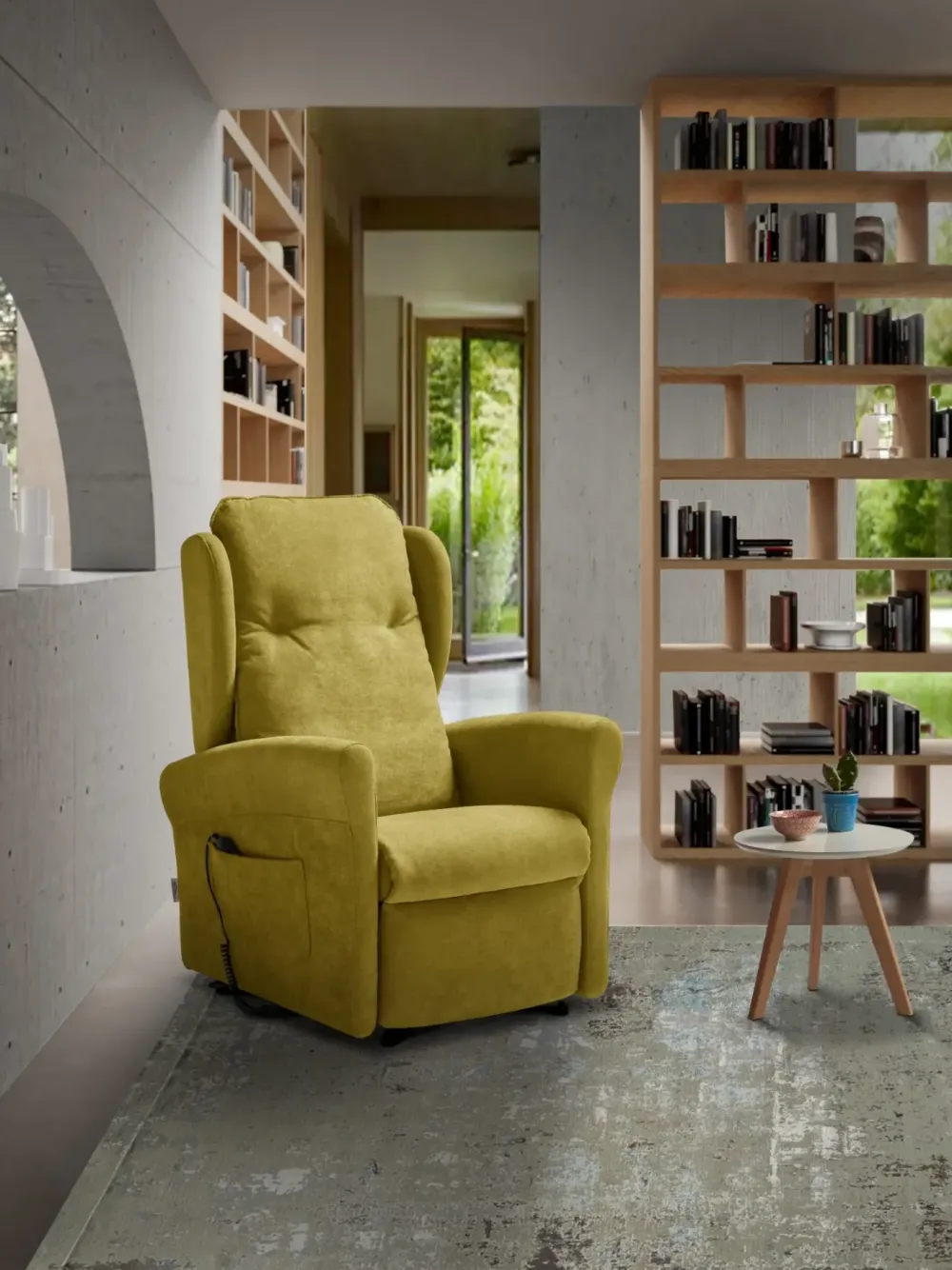 New Poltrona relax in Tessuto Omega scontata Poltrone Relax