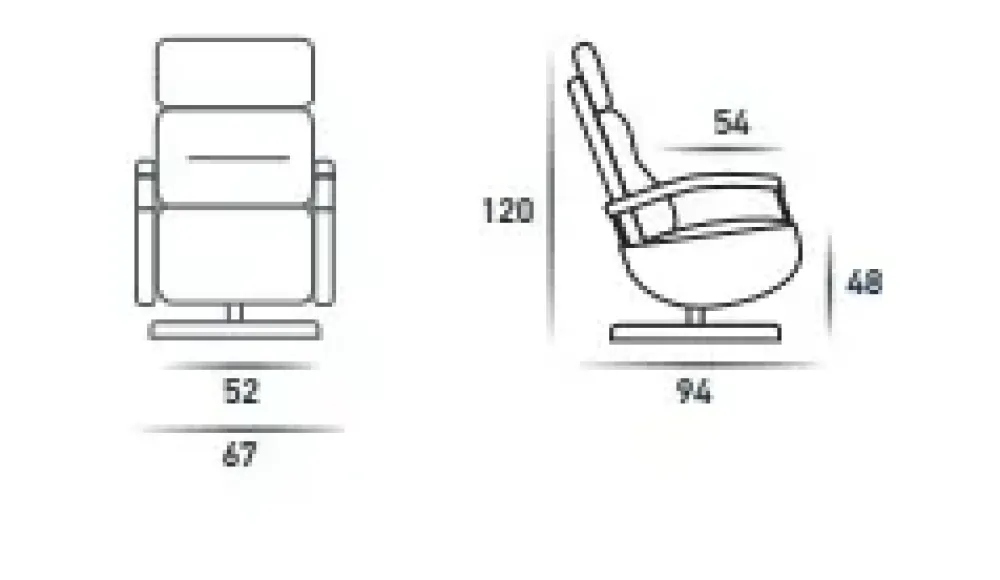 Spazio Relax Poltrona relax in Tessuto a prezzo scontato- Poltrone Relax