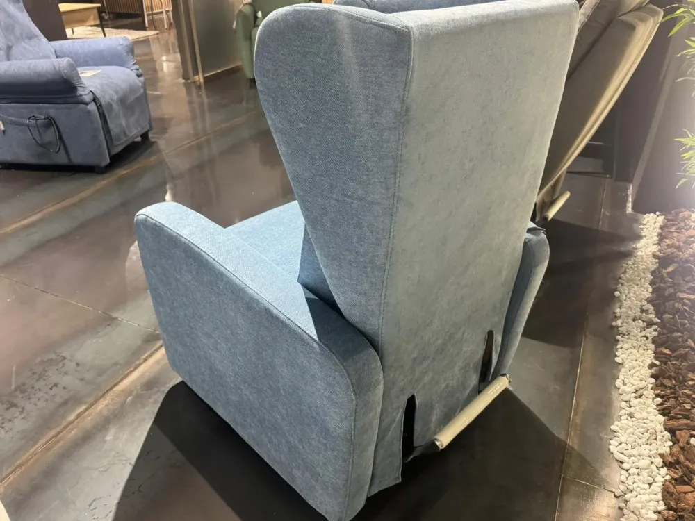 Discount Poltrona relax in Tessuto Valentina scontata Poltrone Relax