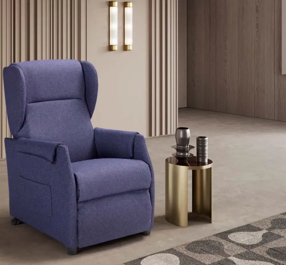 Poltrona relax in Tessuto Easy Mottes selection in Offerta Outlet^Collezione esclusiva Outlet