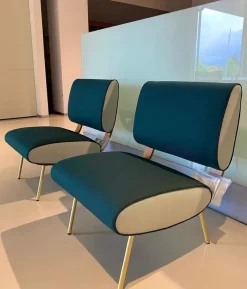 Outlet Poltrona Round d.154.5 in Tessuto SCONTATA Poltrone