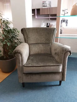 Poltrona Tiffany Art: Offerta Outlet. Tessuto di qualità.^Art Salotti Best