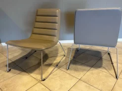 Poltroncina Lovely in Pelle, ideale per l'architetto. Prezzo Outlet.^Colico Discount