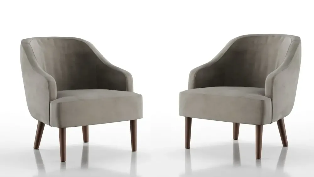 Doimo Salotti Poltroncina Miranda Con seduta fissa con forte sconto- Poltrone