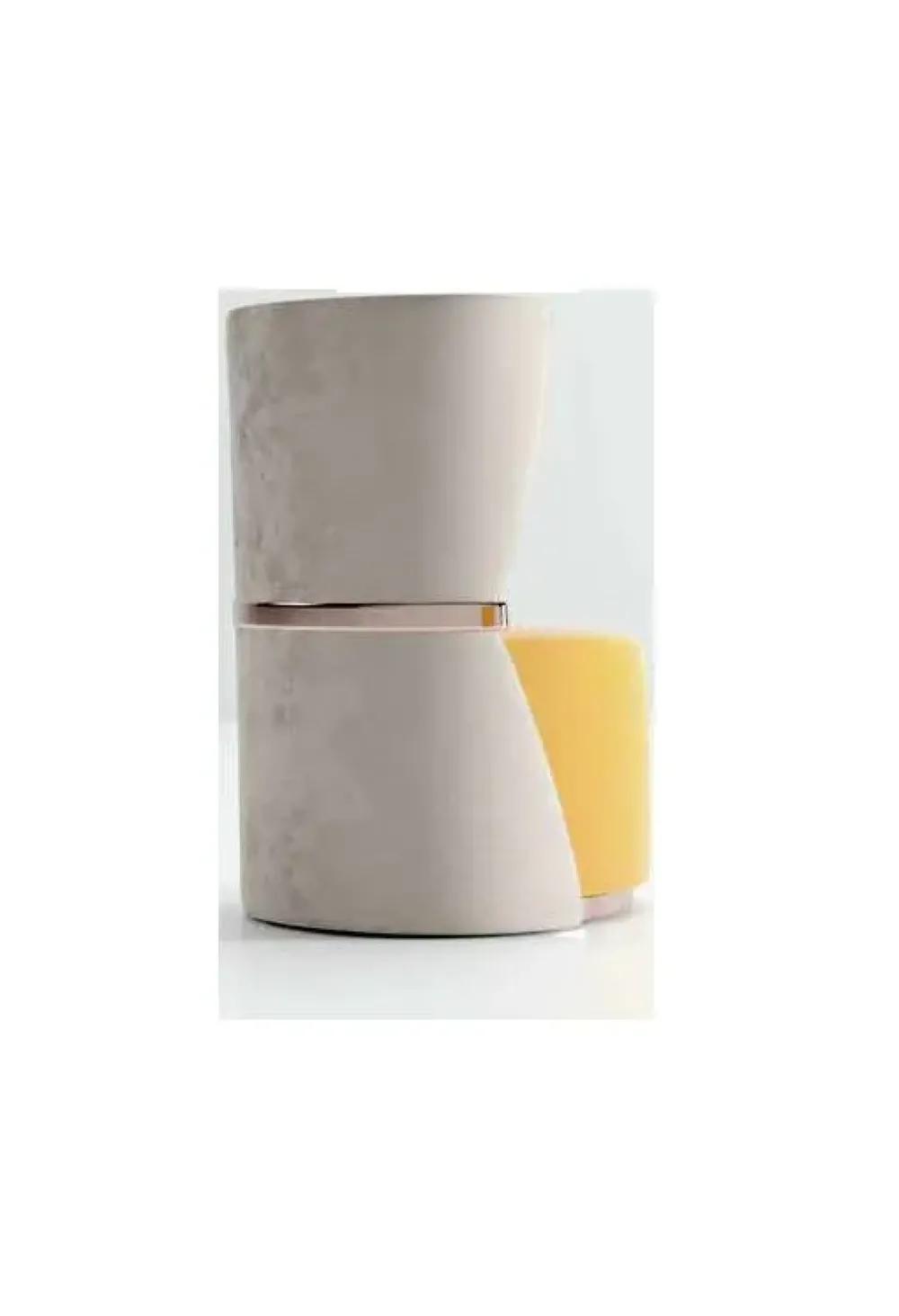 Md work Poltroncina modello Velluto acciaio rosa in Tessuto a prezzo Outlet- Poltrone