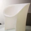 Poltroncina Moon in polietilene bianco^Moroso Online