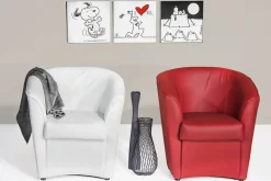 Distribuzione Grandi Marchi Poltroncina Vogue Rossa- Poltrone