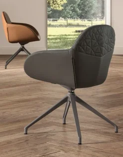 Ozzio Poltroncina Zelda Con seduta fissa a marchio in Offerta Outlet- Poltrone