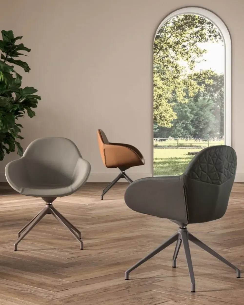 Ozzio Poltroncina Zelda Con seduta fissa a marchio in Offerta Outlet- Poltrone