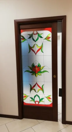 Porta a vetro unico  classica con forte sconto^Garofoli Discount