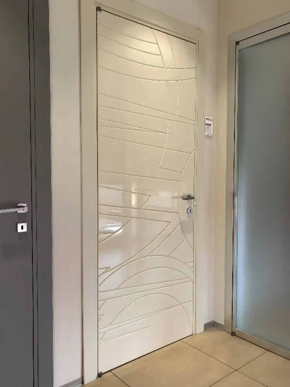 Clearance Porta liscia battente Le originali - costellazioni - vega in laccato in Offerta Porte